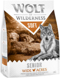 Wolf of Wilderness 5kg Wolf of Wilderness Senior "Soft - Wide Acres" - csirke száraz kutyatáp