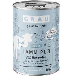 Grau 12x400g GRAU Pur bárány lenolajjal nedves kutyatáp
