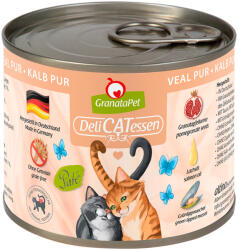GranataPet 24x200g Granatapet Delicatessen nedves macskatáp- Borjú Pur