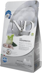N&D White 3x2kg N&D Adult Mini White tengeri sügér, édeskömény és spirulina száraz kutyatáp