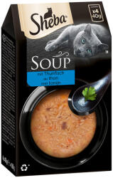 Sheba 80x40g Sheba Classic Soup tonhal nedves macskatáp