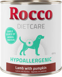 Rocco 6x800g Rocco Diet Care Hypoallergen bárány nedves kutyatáp