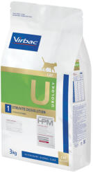 Virbac 3 kg Virbac Veterinary HPM Cat Urology Struvite Dissolution U1 száraz macskatáp
