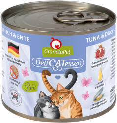 GranataPet 24x200g GranataPet DeliCatessen Tonhal & kacsa nedves macskatáp