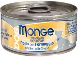 Monge Wet Dog 1x95g Monge Natural Csirke & sajt nedves kutyatáp - zooplus - 4 590 Ft