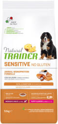 Natural Trainer 12kg Natural Trainer Sensitive Puppy & Junior Medium & Maxi lazac száraz kutyatáp