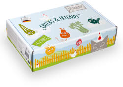 MjAMjAM 6x200g MjAMjAM nedves macskatáp Chicks & Friends multipack 6 változattal