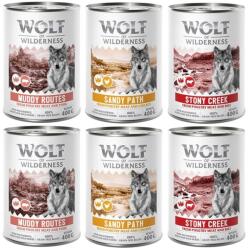 Wolf of Wilderness 6x400g Wolf of Wilderness Senior "Expedition" nedves kutyatáp vegyesen