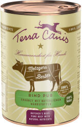 Terra Canis 6x400g Terra Canis Metzgers Bestes Marha pur nedves kutyatáp