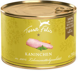 Terra Faelis 24x200g Terra Felis Famousse nyúl nedves macskatáp