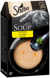 Sheba 80x40g Sheba Classic Soup csirke nedves macskatáp