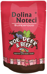 Dolina Noteci 10x85g Dolina Noteci Superfood nedves macskatáp - Szarvas & marha