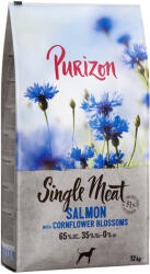Purizon 12kg Purizon Single Meat Adult lazac, spenót & búzavirág - gabonamentes száraz kutyatáp