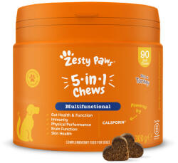  Zesty Paws 90db Zesty Paws 5-in-1 Chews pulyka étrendkiegészítő kutyáknak