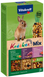 Vitakraft Trio-Mix Vitakraft kréker Trio mix törpenyulaknak - 1 x 3 (Zöldség, dió, bogyós gyümölcsök)
