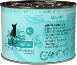 Catz Finefood 6x200g catz finefood Vad & vörös álsügér nedves macskatáp