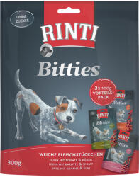 RINTI 3x100g Rinti Bitties jutalomfalat kutyáknak vegyes csomagban