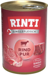 RINTI 6x400g Rinti Singlefleisch nedves kutyatáp- Marha pur