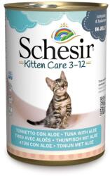 Schesir 12x140g Schesir Kitten tonhal & aloe vera aszpikban nedves macskatáp