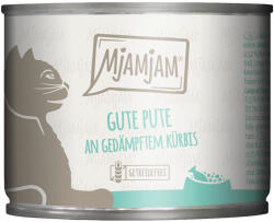 MjAMjAM 24x200g MjAMjAM nedves macskatáp - Remek pulyka párolt sütőtökkel