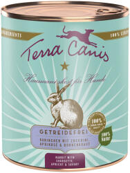 Terra Canis 12x800g Terra Canis Gabonamentes Nyúl, cukkini, sárgabarack & borsikafűnedves kutyatáp