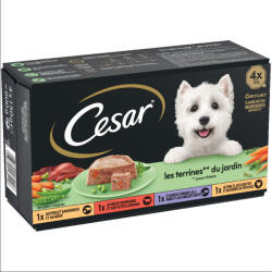 Cesar 96x150g Cesar kerti terrine nedves kutyatáp vegyesen