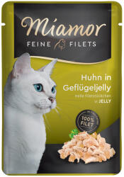 Miamor 24x100g Miamor Feine Filets aszpikban nedves macskatáp - Csirke szárnyas-aszpikban