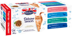 Butcher's Butcher's Delicious Dinners megapack 40 x 100 g - Fischauswahl in Gelee