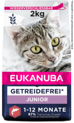 EUKANUBA 2kg Eukanuba Kitten Grain Free lazac száraz macskatáp