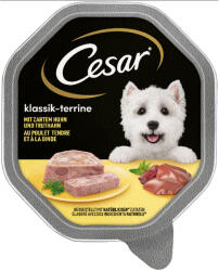 Cesar 14x150g Cesar Klasszikus terrine csirke & pulyka nedves kutyatáp