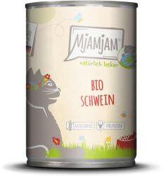  MjAMjAM 24x400g MjAMjAM BIo Naturally Delicious Bio sertés nedves macskatáp
