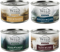 Wild Freedom 6x140g Wild Freedom Instinctive Misty Mountains vegyes csomag étrend-kiegészítő eledel macskáknak