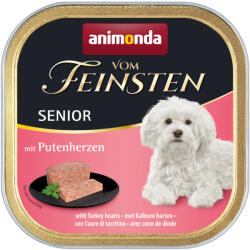 Animonda Vom Feinsten 44x150g animonda Vom Feinsten Senior mit Putenherzen Hundefutter nass