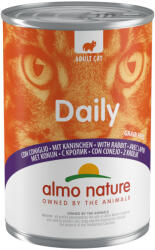 Almo Nature Daily 24x400g Almo Nature Daily Menu Nyúl nedves macskaeledel