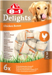 8in1 840g, 24db 8in1 Delights csirke S rágócsont kutyasnack