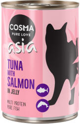Cosma 12x400g Cosma Asia aszpikos nedves macskatáp- Tonhal & lazac