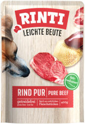 RINTI 10x400g RINTI Leichte Beute nedves kutyatáp - Marha pur