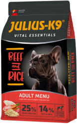 Julius-K9 12kg JULIUS-K9 High Premium Vital Essentials marha, száraz kutyatáp