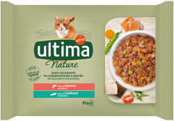 Affinity 4x85g Ultima Cat Nature Lazac & tőkehal nedves macskatáp