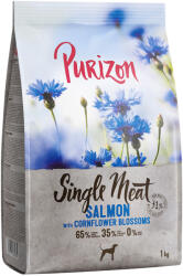 Purizon 4kg Purizon Single Meat Adult lazac, spenót & búzavirág - gabonamentes száraz kutyatáp