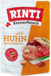 RINTI 10x400g RINTI Kennerfleisch tasakos csirke nedves kutyaeledel