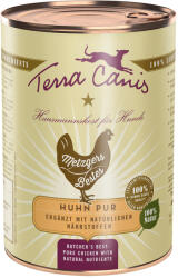 Terra Canis 6x400g Terra Canis Metzgers Bestes Csirke pur nedves kutyatáp