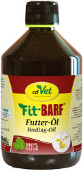 CdVet 2x 500ml cdVet Fit-BARF takarmányolaj kiegészítő takarmány macskáknak / kutyáknak