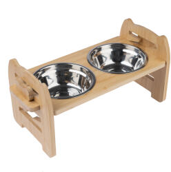  Modern Living Modern Living Ubud dupla kutyatál bambusz állvánnyal