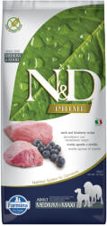 N&D Prime Dog 2x12kg N&D gabonamentes Adult Medium & Maxi bárány & áfonya száraz kutyatáp
