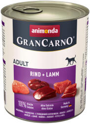 Animonda 12x800g animonda GranCarno Original Adult marha & bárány nedves kutyatáp