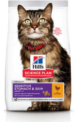 Hill's Science Plan 2x7kg Hill's Science Plan Sensitive Stomach & Skin Adult 1+ csirke száraz macskatáp