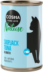 Cosma 6x140g Cosma Nature nedves macskatáp- Skipjack tonhal