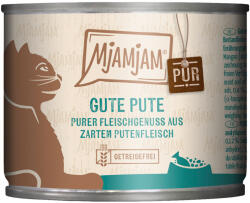  MjAMjAM 24x200g MjAMjAM pur nedves macskatáp - Remek pulyka pur