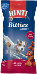 RINTI 75g RINTI Bitties Adult Csirke & borjú kutyasnack